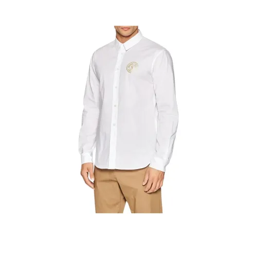 VERSACE JEANS COUTURE Logo Detailed Button Up Shirt