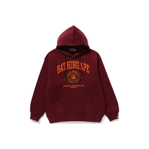 A BATHING APE College Graphic Pullover Hoodie