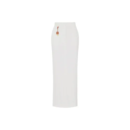 Elisabetta Franchi Gabardine Midi Skirt
