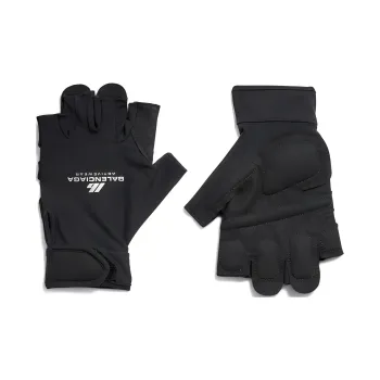 Balenciaga Polyamide Elastane Knit Gloves Unisex Black