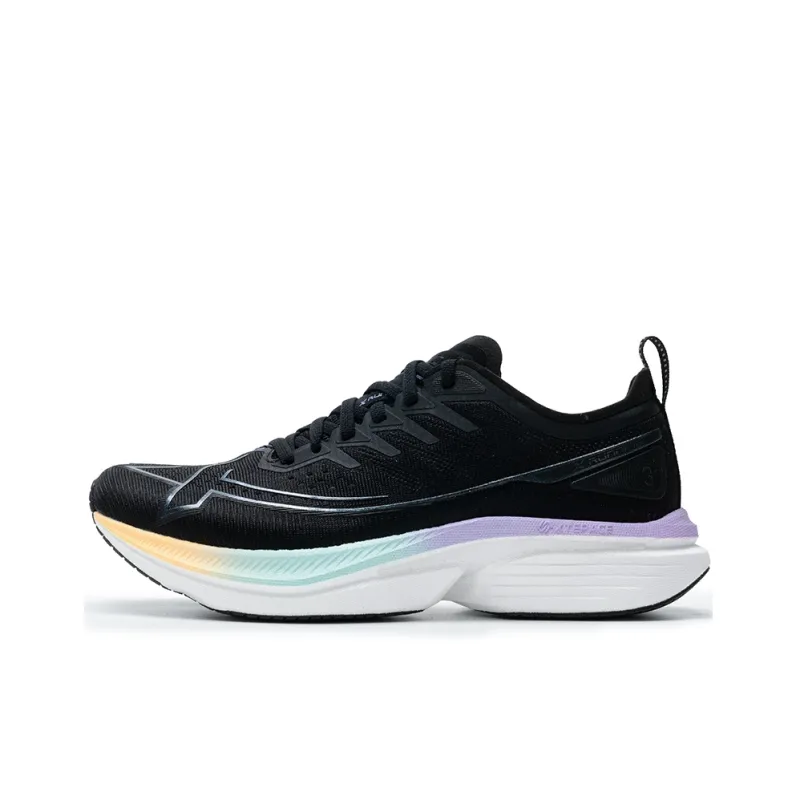XTEP Cushioning, Slip Resistant, Lightweight Low Top Casual Training Running Shoes Women's Black-0