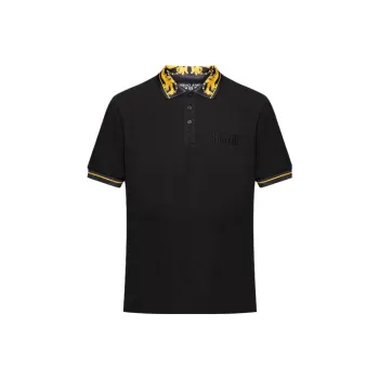 VERSACE JEANS COUTURE Baroque pattern Polo Shirt