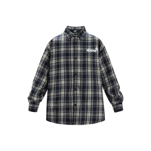 404MOB GANG Shirt Unisex Navy Blue