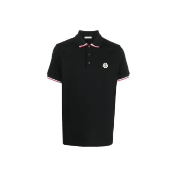 Moncler SS23 Polo Shirt Men's Black