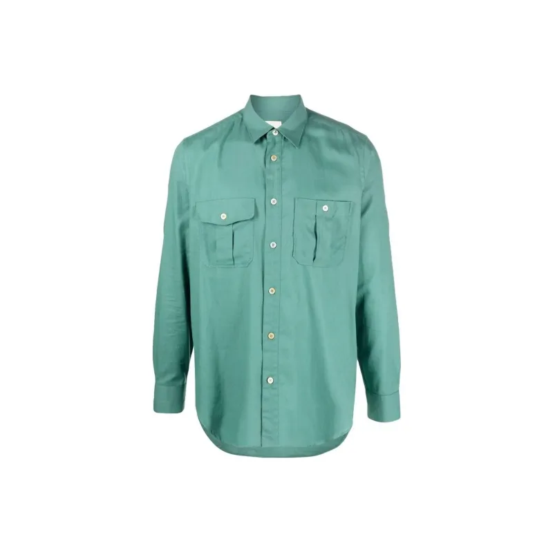 Paul Smith Shirts Men Green-0