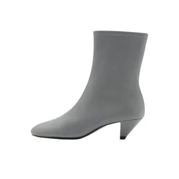 MANGO Ankle Boots 2.9cm Women's Gray