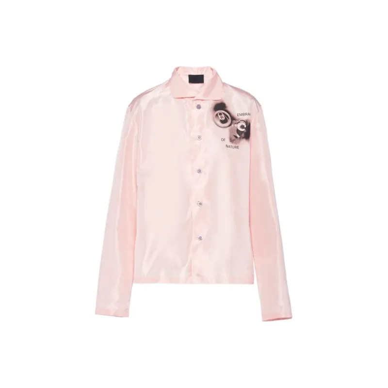 PRADA Shirts Men Pink-0