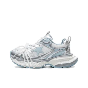 BBMTR Chunky Sneakers Women's Low Top Coraline/White Sand Gray