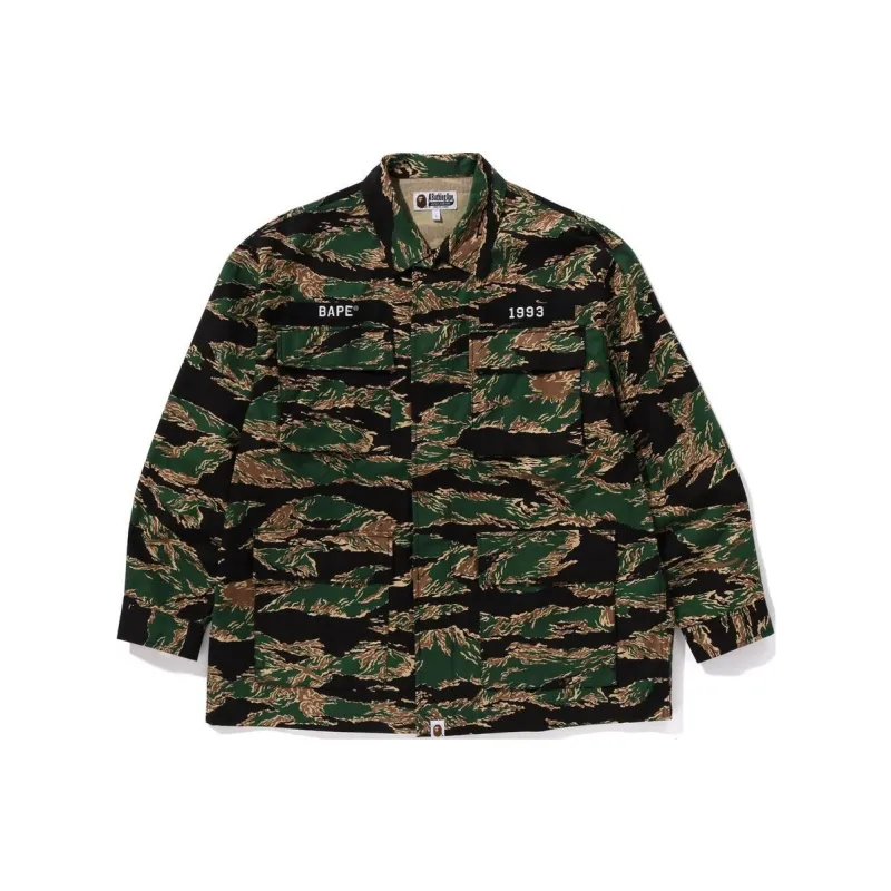 A BATHING APE Shirt Men's Green-0