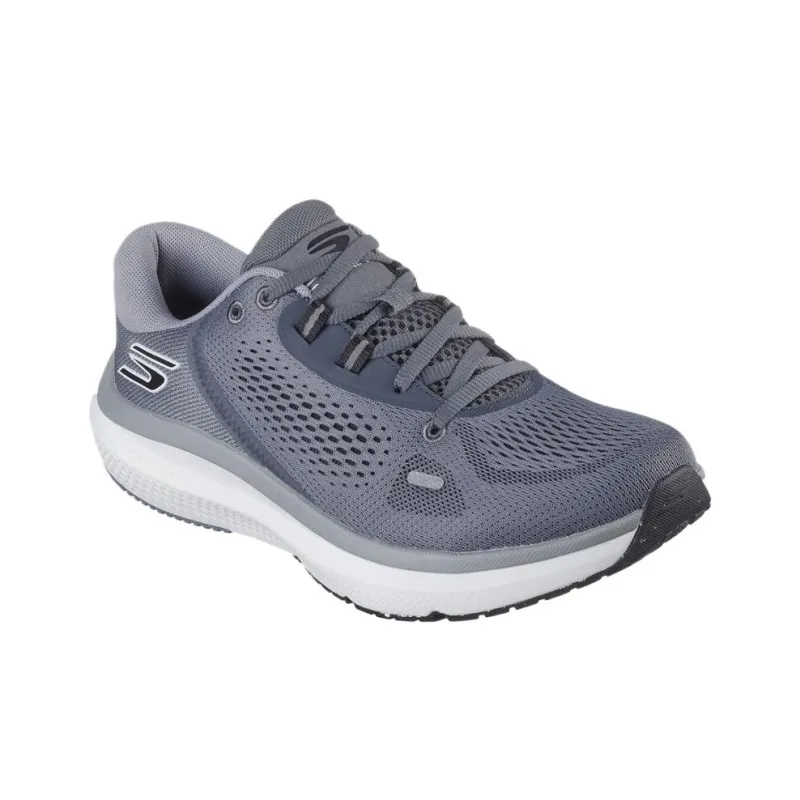 Skechers GO RUN PURE 4 Anti Slip Wear Resistant Low Top Running Shoes Men's Charcoal Gray-2