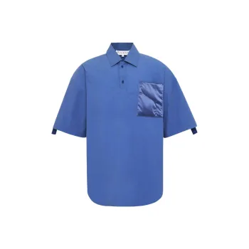 JW Anderson Quilted Pocket Short Sleeved Polo Shirt