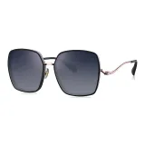 B1 Dark Gray Gradient Mirror Finish-Black Frame