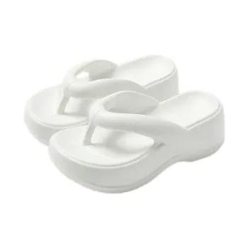 CEO Platform Flip Flops For Women's Summer Home Bathing Slip Resistant Ankle EVA Slippers