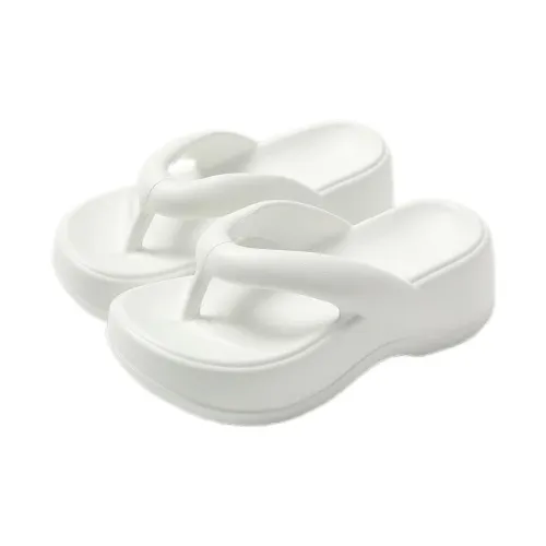 CEO Platform Flip Flops For Women's Summer Home Bathing Slip Resistant Ankle EVA Slippers
