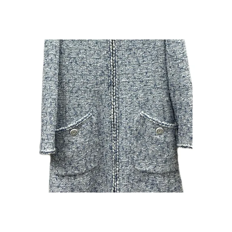 CHANEL 19C Cruise Collection Jackets & Coats Women's Blue-2