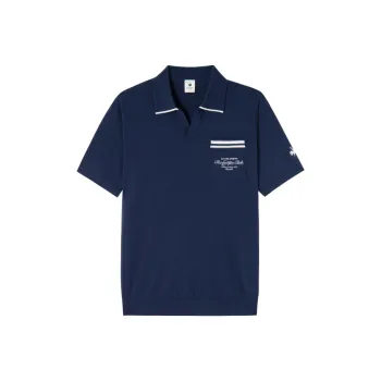 Le Coq Sportif Polo Shirt Men's Navy Blue