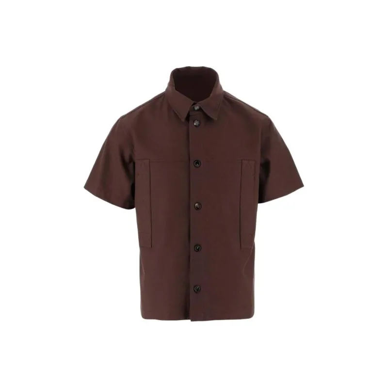 Bottega Veneta Shirt Men's Burgundy-0