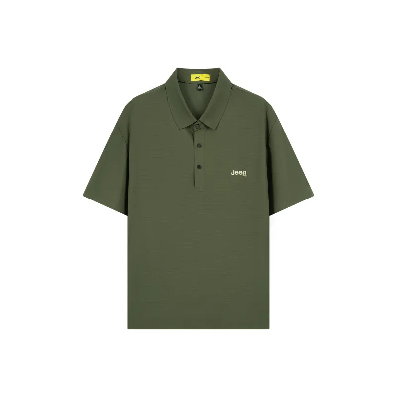Jeep Polo Shirt Unisex Army Green-2