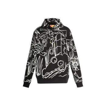 Balmain Hair X Disney Graphic Printed Drawstring Hoodie