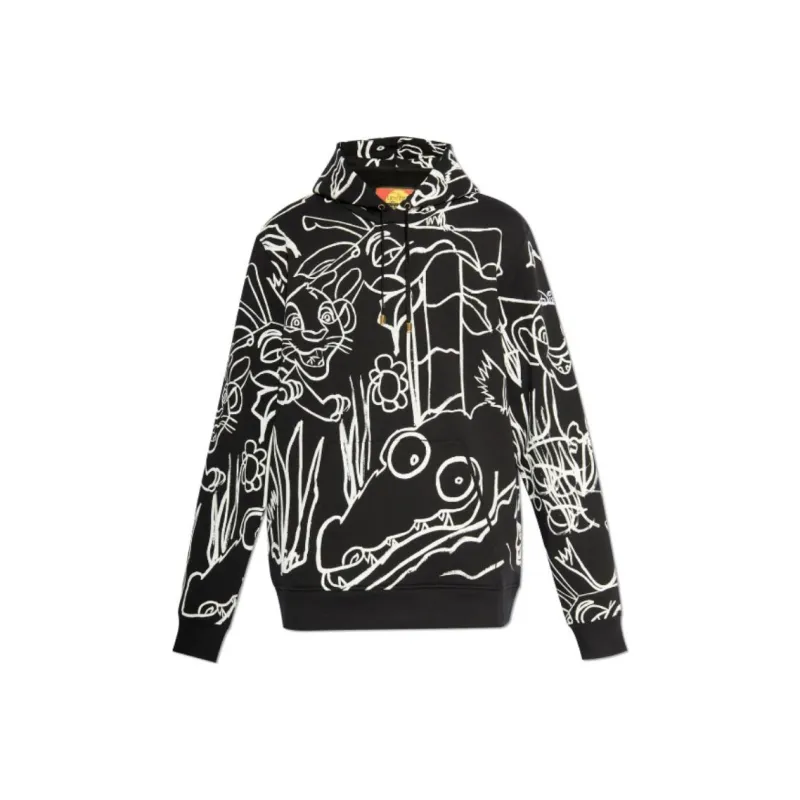 Balmain Hair X Disney Graphic Printed Drawstring Hoodie-0