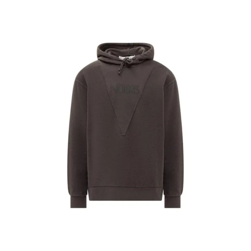 JW Anderson Logo Embroidered Drawstring Hoodie-0