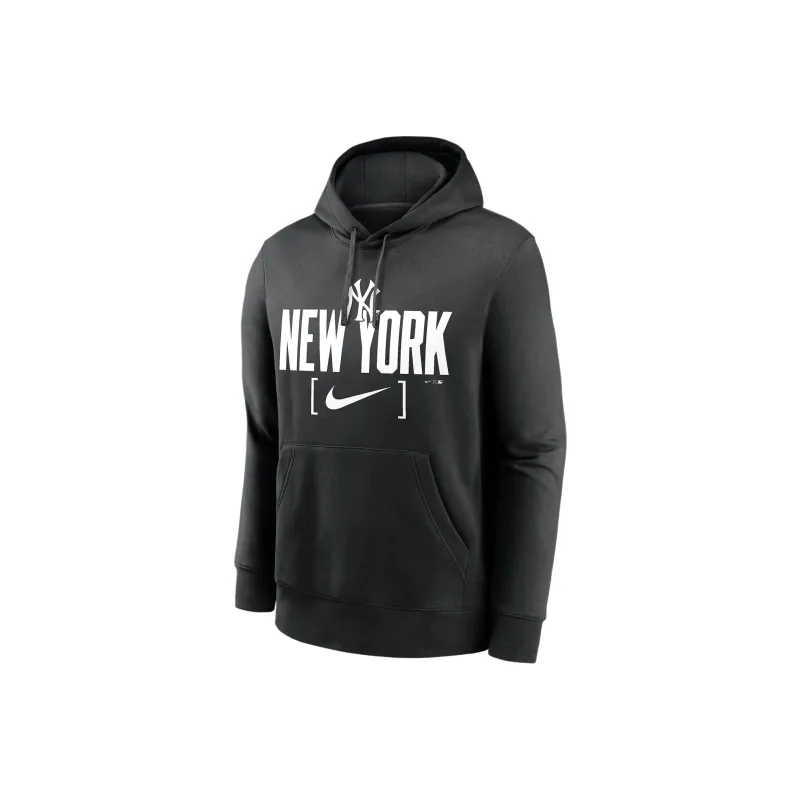 Nike New York Yankees Club Slack Men's Nike Mlb Pullover Hoodie-0