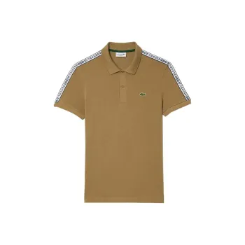 LACOSTE Polo Shirts Men Brown