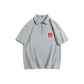 [Quick Dry Breathable]Light Gray (M Miniso Smiley Face Chest Logo)