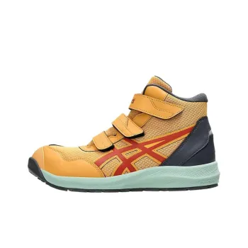 Asics Winjob CP216 Anti Slip Wear Resistant High Top Casual Shoes Unisex Orange