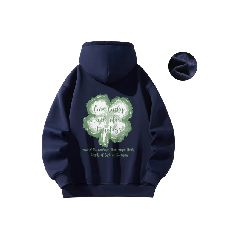 BLACK CLOVER Hooded Pullover Sweatshirt Unisex-28