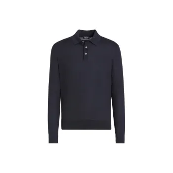 Zegna Cashseta Short Sleeved Polo Shirt