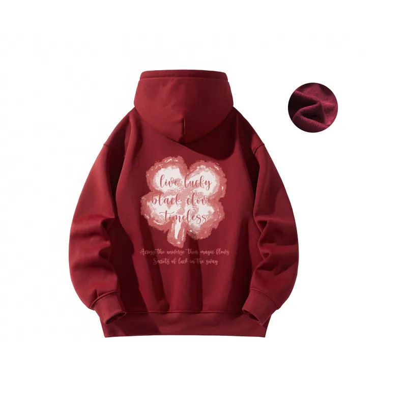 BLACK CLOVER Hooded Pullover Sweatshirt Unisex-26