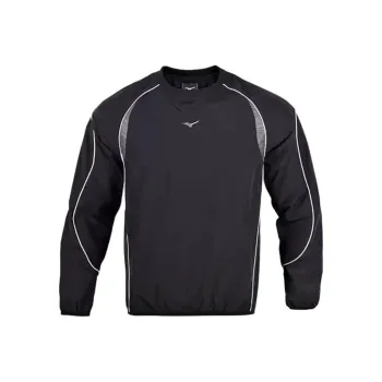 Mizuno Sweatshirt Men's Black Silver