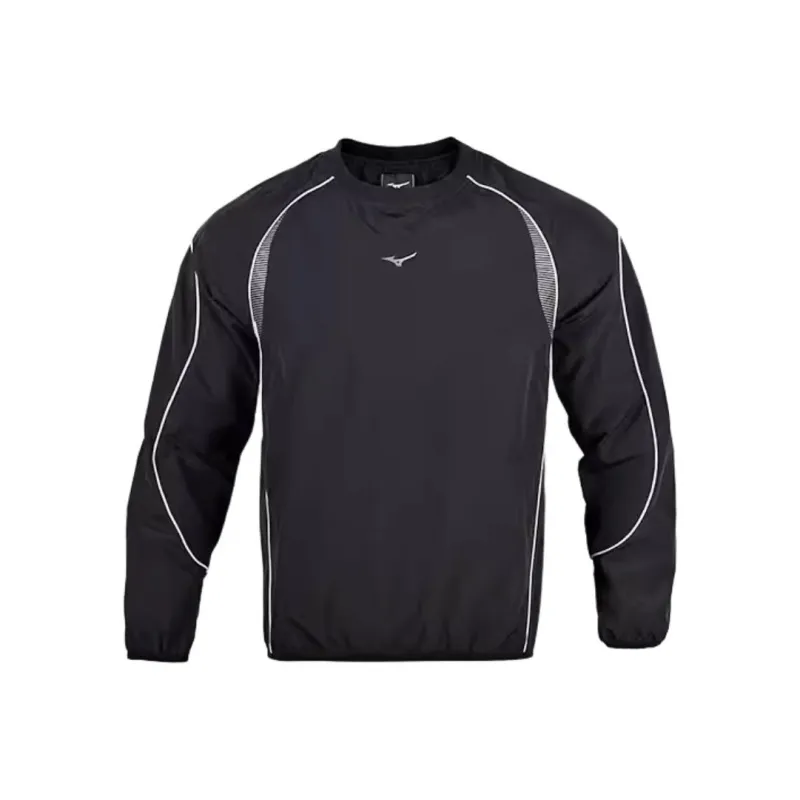 Mizuno Sweatshirt Men's Black Silver-0
