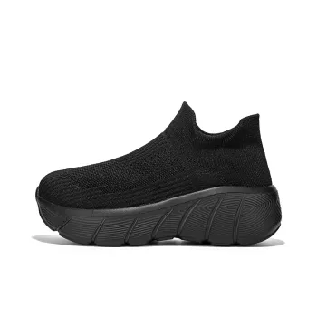 AMICNIEGD Slip Resistant, Abrasion Resistant, Breathable Low Top Chunky Sneakers Unisex