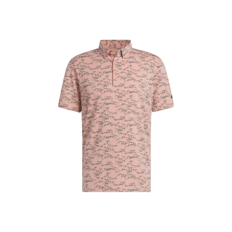 Adidas Polo Shirts Men Pink-0