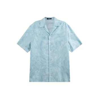 VERSACE Barocco Printed Short Sleeved Shirt