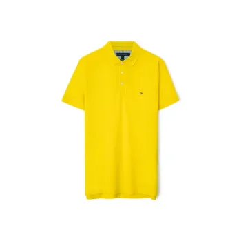 Tommy Hilfiger Polo Shirt Men's Bright Yellow