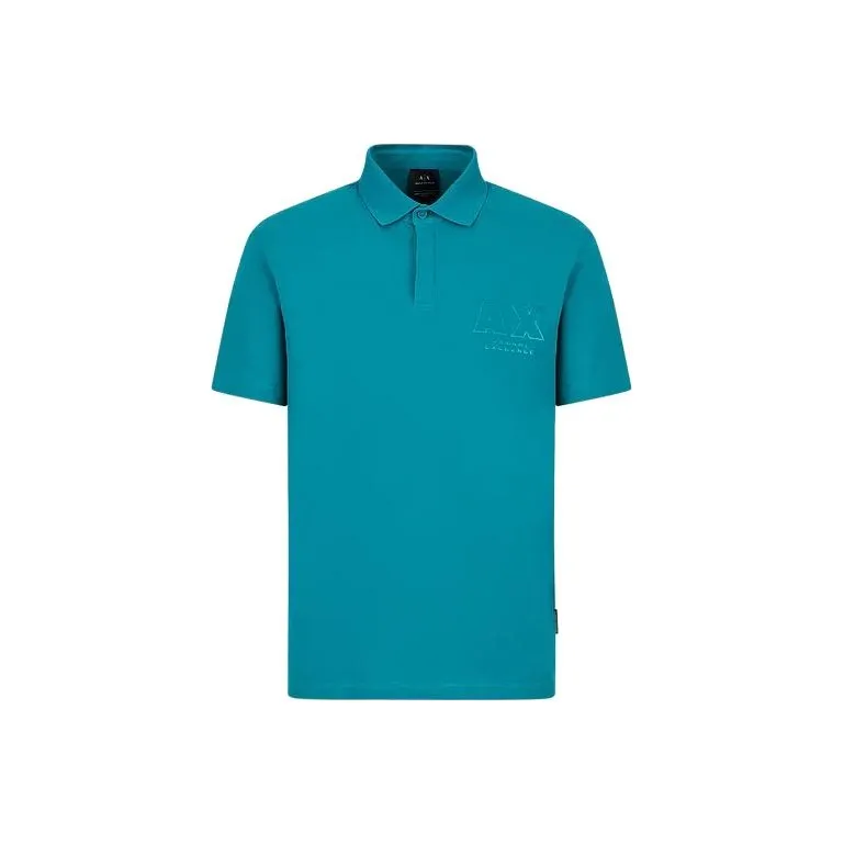 ARMANI EXCHANGE Polo Shirts Men Sky Blue-0