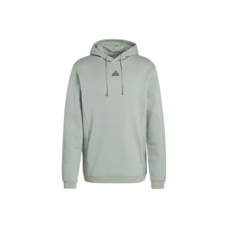 Adidas CITY ESCAPE CITY ESCAPE HOODIE Sweatshirt Men's Silver Green-0