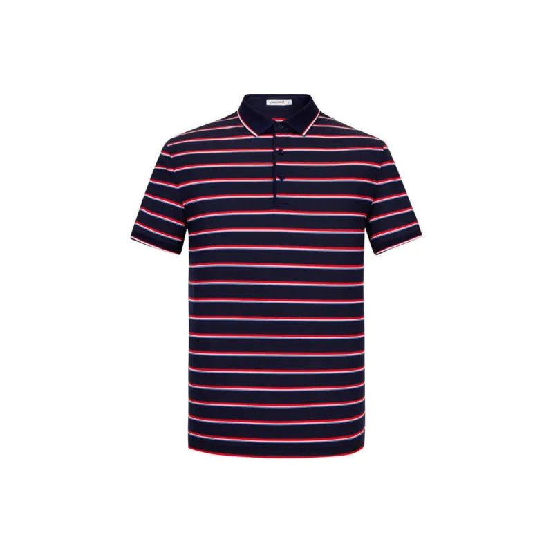 K BOXING Short Sleeved Polo Shirt Men's Dark Blue-0