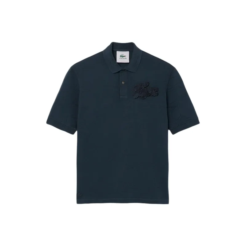 LACOSTE Crocodile appliqué Polo Shirt-0