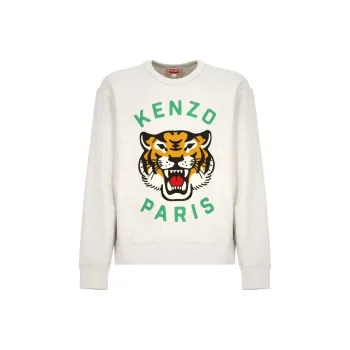 KENZO Lucky Tiger Embroidered Crewneck Sweatshirt