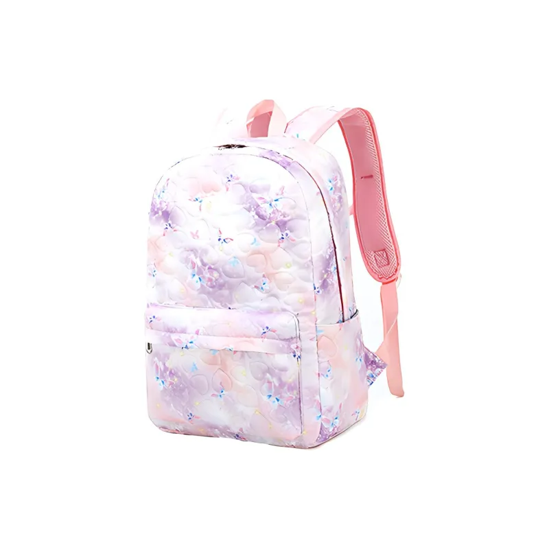 TTaG．baG Polyester Backpack Women's Blue/Purple-3