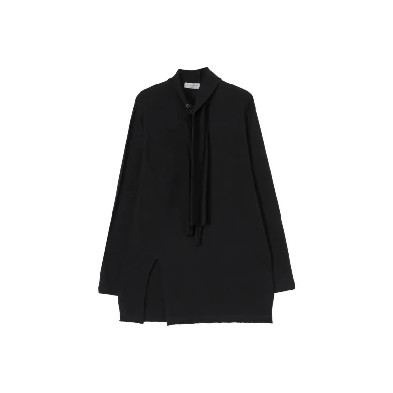 Yohji Yamamoto Asymmetric-design Polo Shirt-0