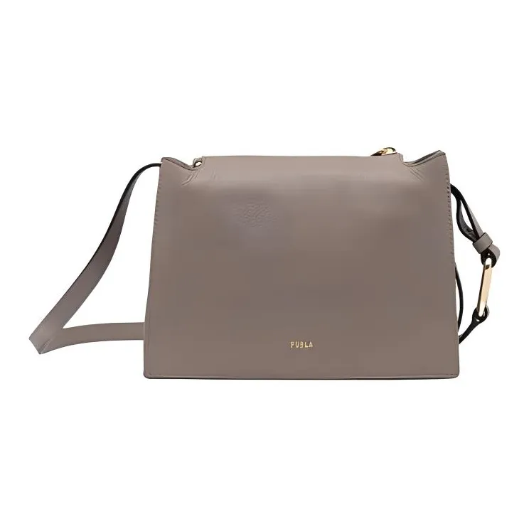 Furla Leather Shoulder Bag Women's Brown-1