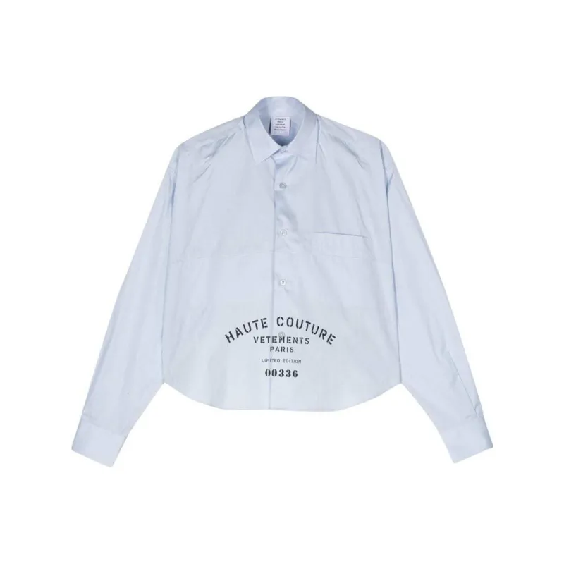 Vetements Haute Couture Cropped Shirt-0