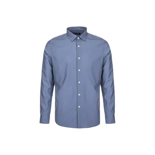BRAUN BUFFEL Shirt Men's Lake Blue