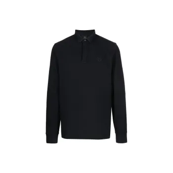 ARMANI EXCHANGEAE FW22 Polo Shirt Men's Black