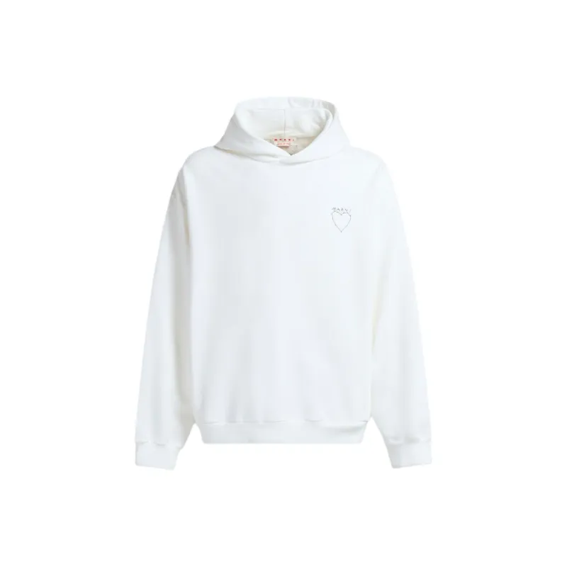 MARNI Logo printed Drop Shoulders Hoodie-0